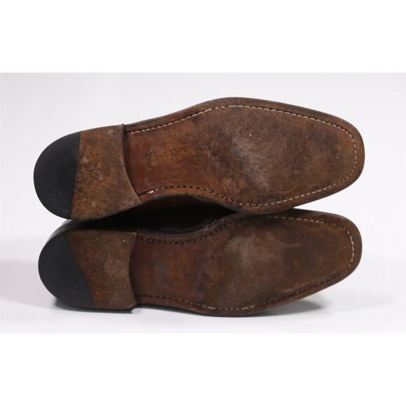 Paolo De Marco Brown Captoe Oxford Leather Dress Shoes 10.5 M main image 9